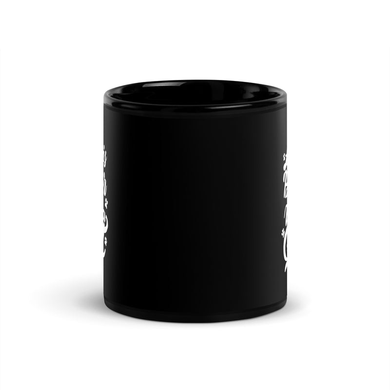 Life is Better with a Cat Black Ceramic Mug