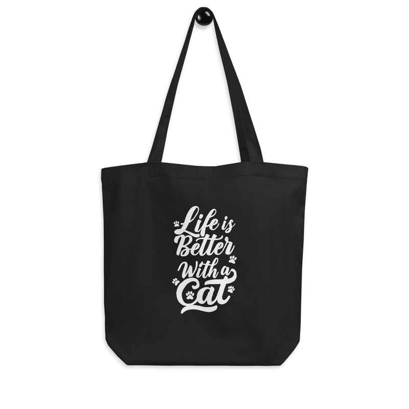 Life is Better with a Cat Eco Tote Bag