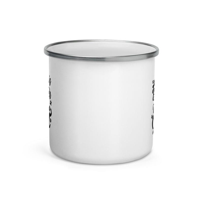 Life is Better with a Cat Enamel Mug