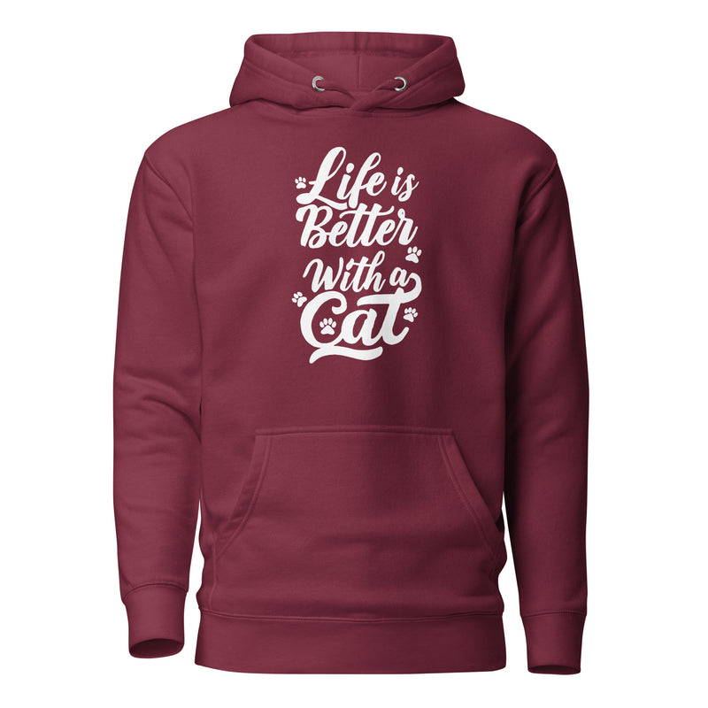 Life is Better with a Cat Unisex Hoodie