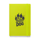 Life is Better with a Dog (Grey) Hardcover Notebook