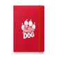 Life is Better with a Dog (White) Hardcover Notebook