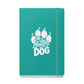 Life is Better with a Dog (White) Hardcover Notebook
