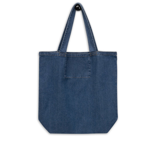 Life is Better with a Cat Organic Denim Tote Bag