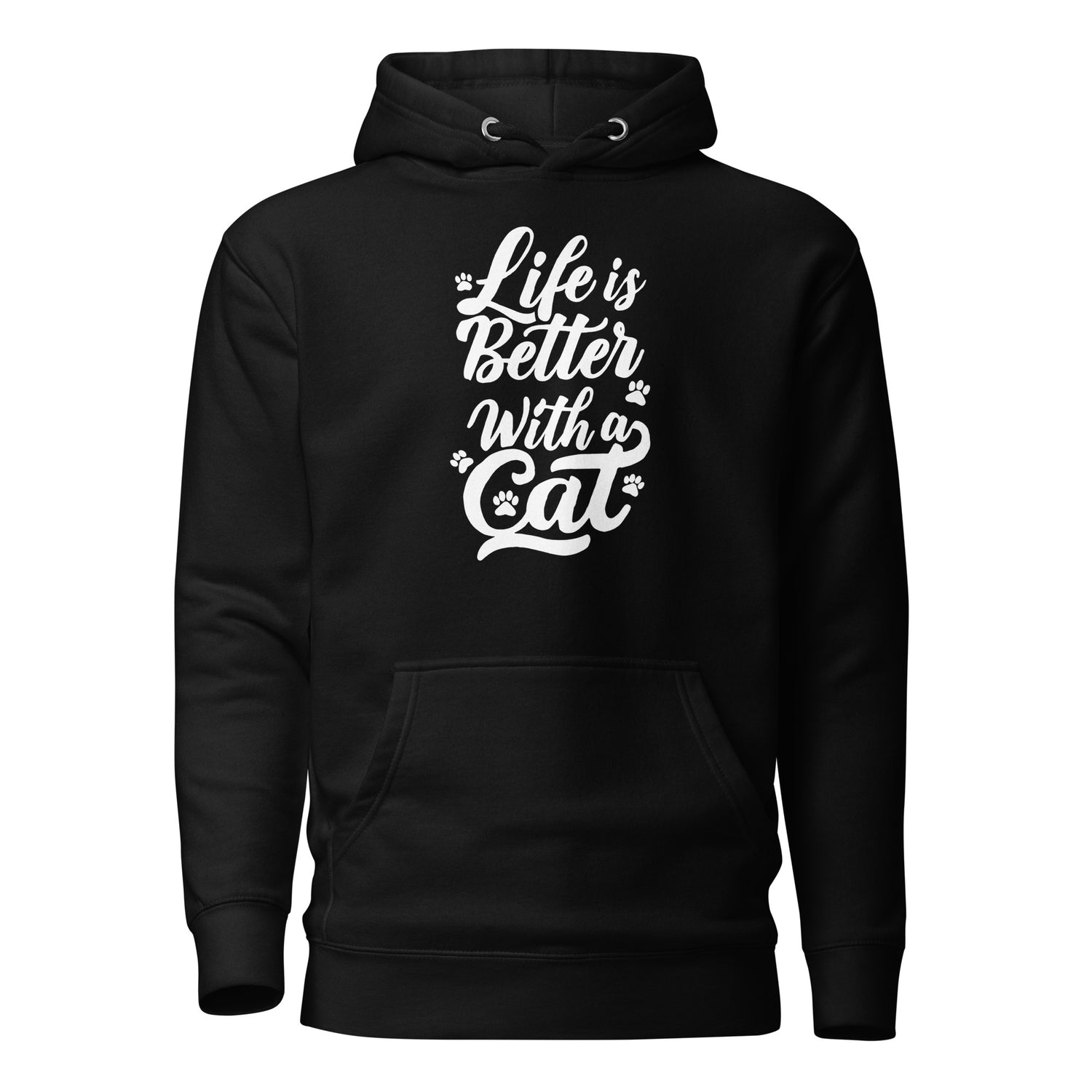 Life is Better with a Cat Unisex Hoodie