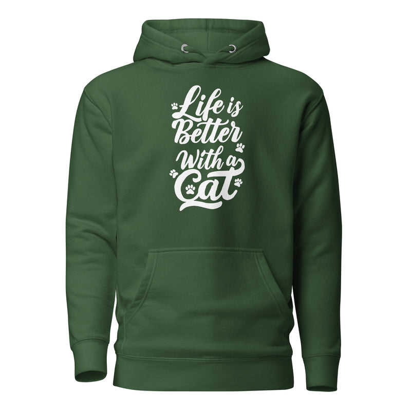 Life is Better with a Cat Unisex Hoodie