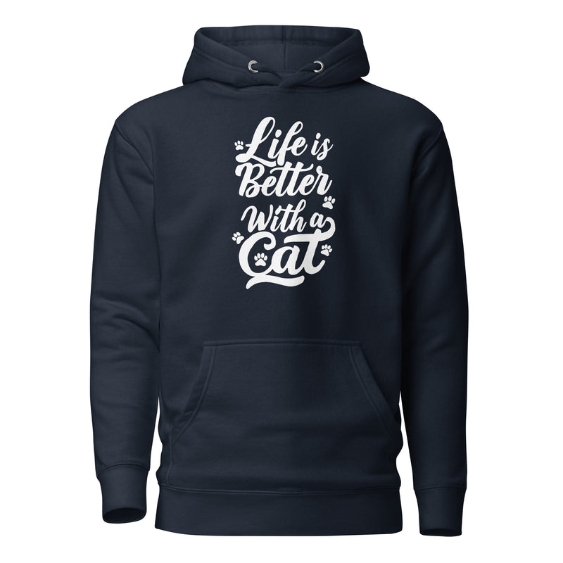 Life is Better with a Cat Unisex Hoodie