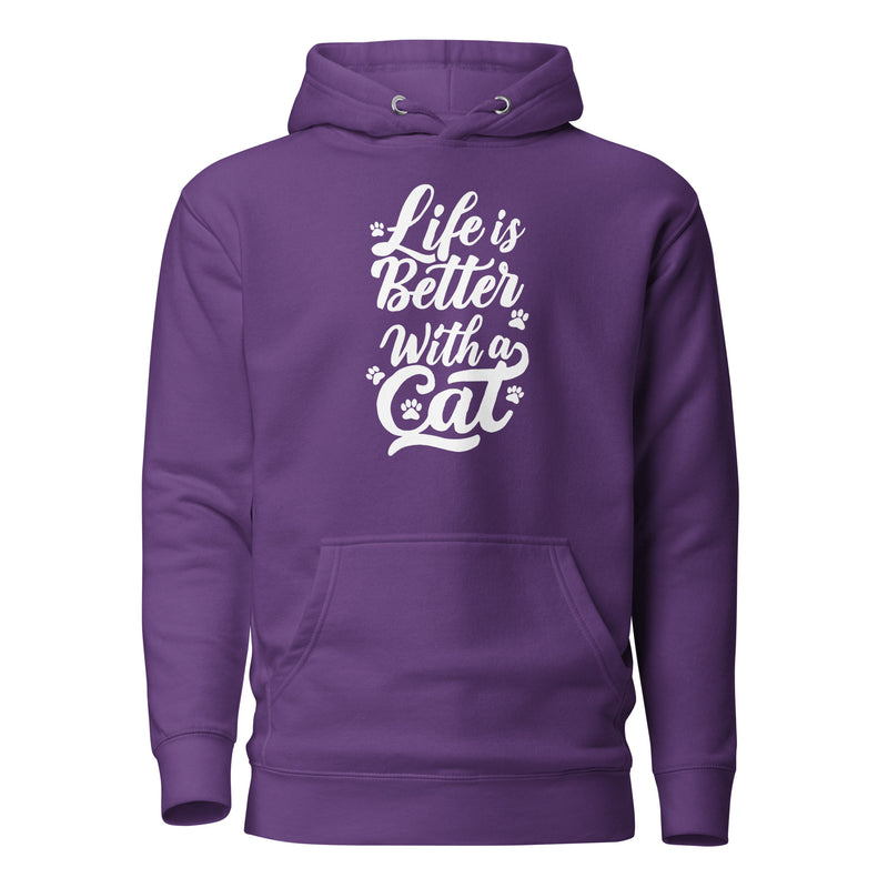 Life is Better with a Cat Unisex Hoodie