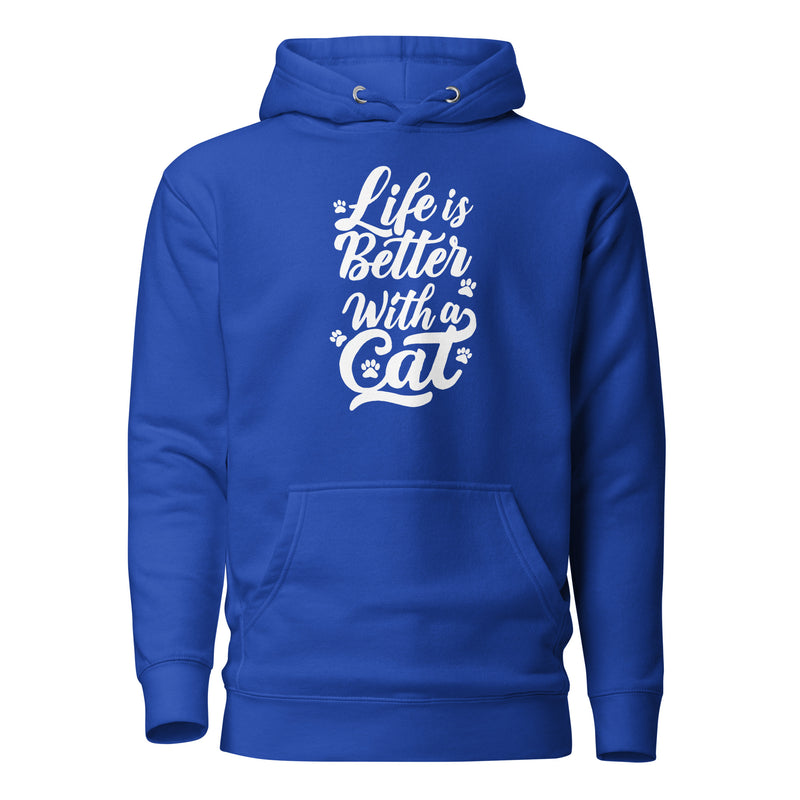 Life is Better with a Cat Unisex Hoodie