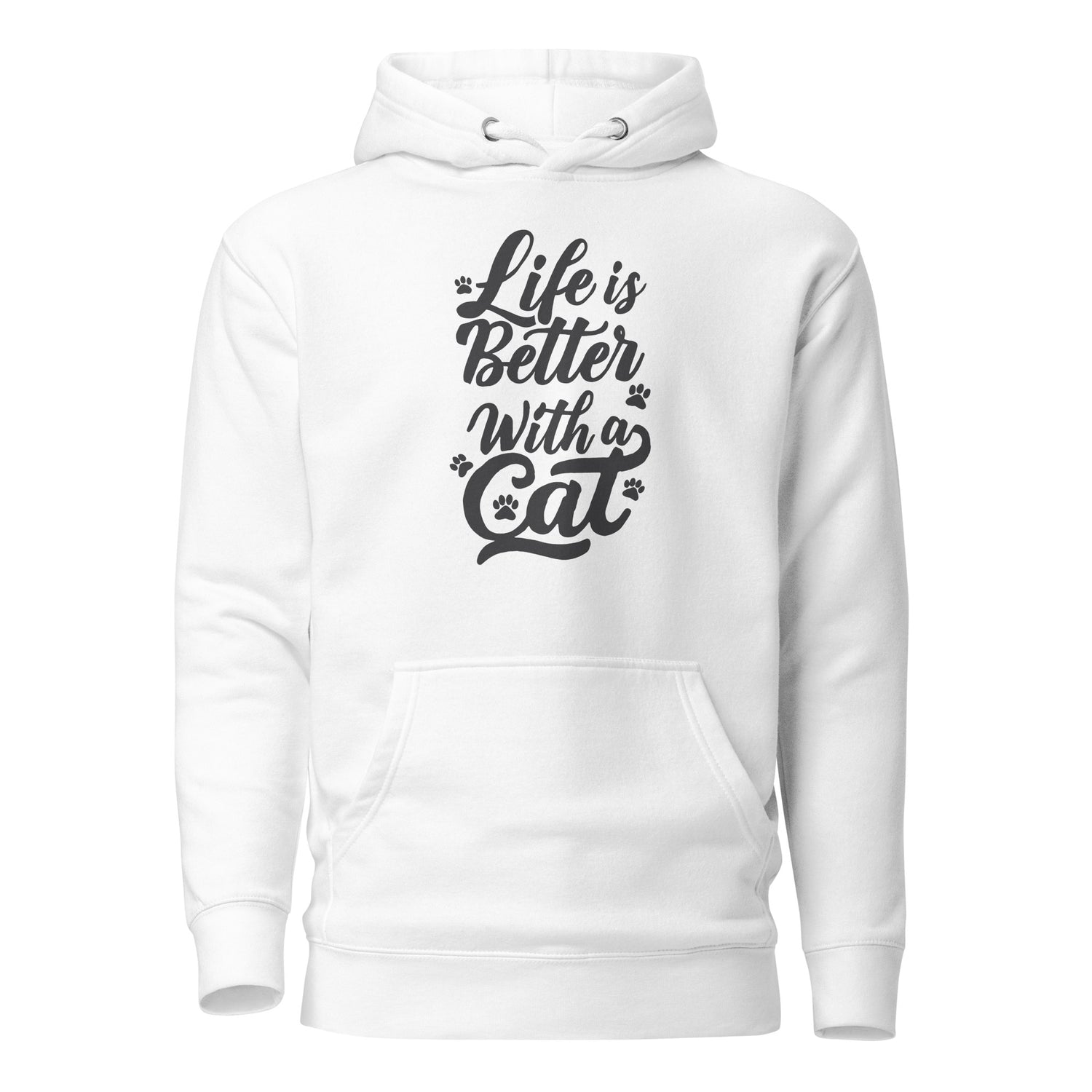 Life is Better with a Cat Unisex Hoodie