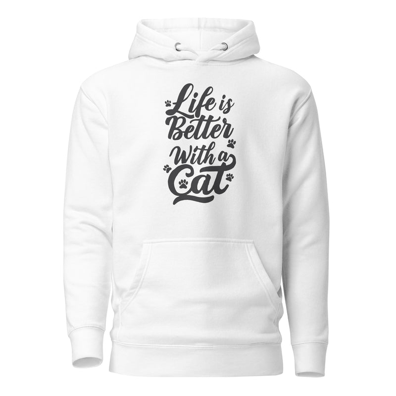 Life is Better with a Cat Unisex Hoodie