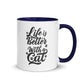 Life is Better with a Cat Colorful Ceramic Mug